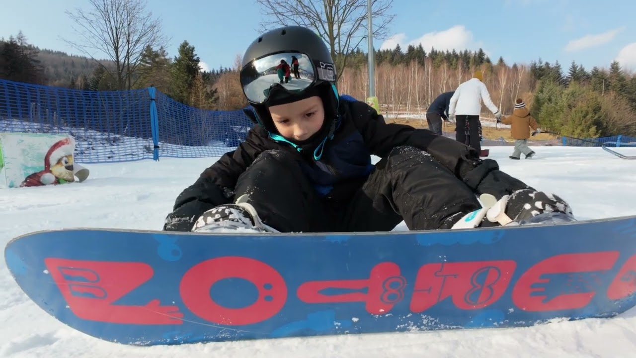 Czarny Groń polana pingwina sanki snowboardowe Rzyki 2025