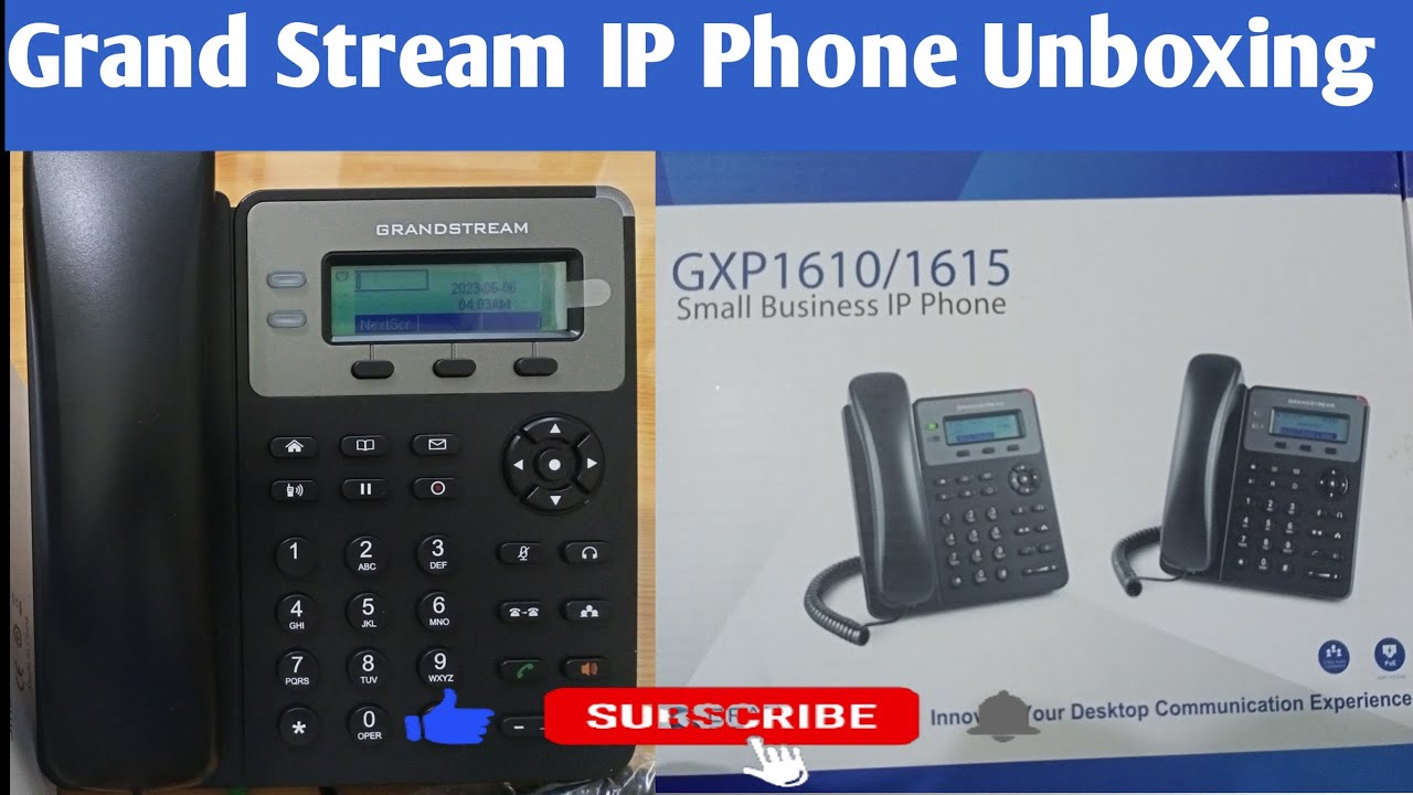 Grandstream GXP1610/1615 Product Unboxing || SIP Telephone Unboxing