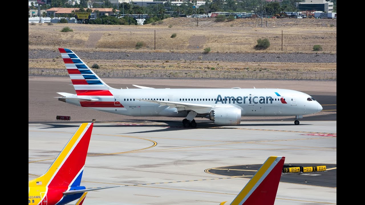 Plane Spotting Action in 4K and HD Phoenix Skyharbor Airport