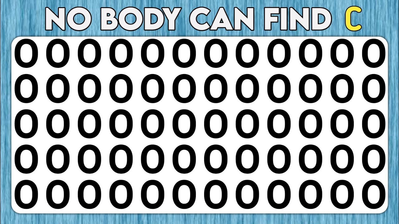 Find the Odd One Out | Find the Odd Number and Letter Edition | Observation Skills Power 