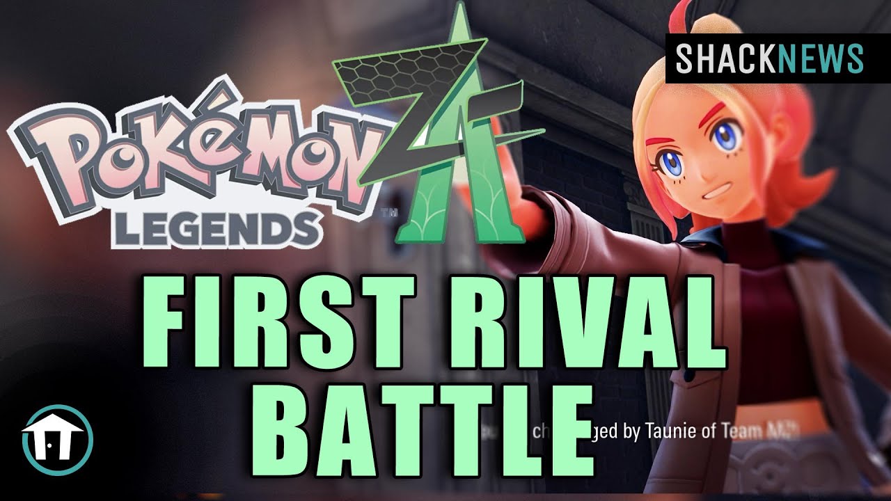 Pokemon Legends: Z-A First Rival Battle Gameplay