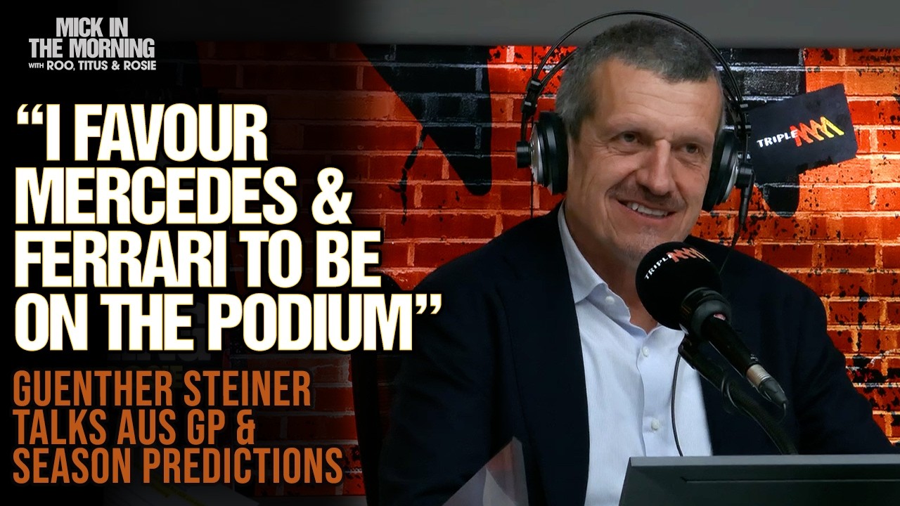 Guenther Steiner | Aus GP Week, Disrupted Middle East Races, Podium Piastri? | Mick In The Morning