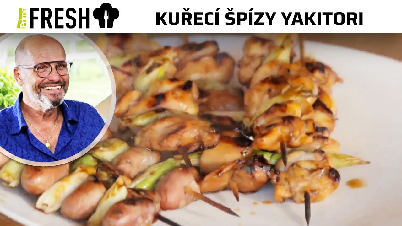 Kuřecí špízy Yakitori podle Zdeňka Pohlreicha | Rychlá japonská klasika na gril