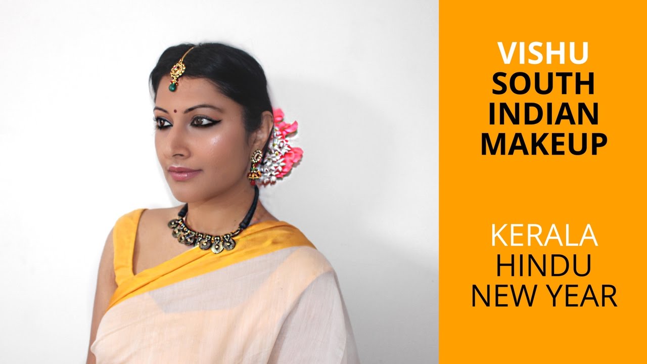 KERALA MAKEUP TUTORIAL FOR VISHU (NEW YEAR) | EASY SOUTH INDIAN MAKEUP | GET READY WITH ME