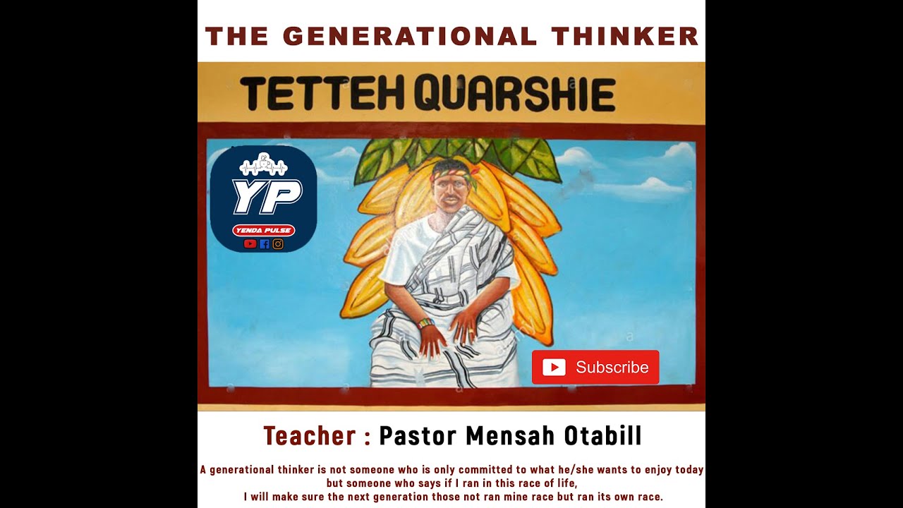 BE A GENERATIONAL THINKER - 