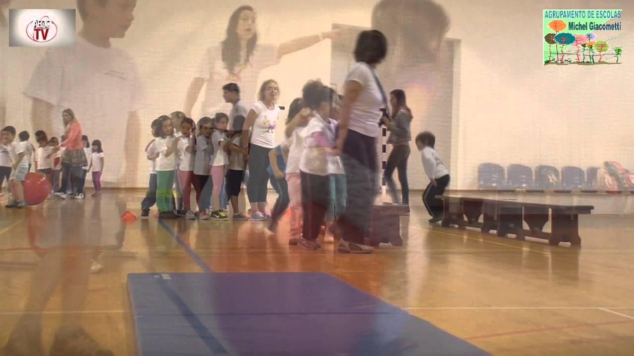 Atividades Desportivas do Pré Escolar no Arraial Popular do Agrup. Escolas Michel Giacometti