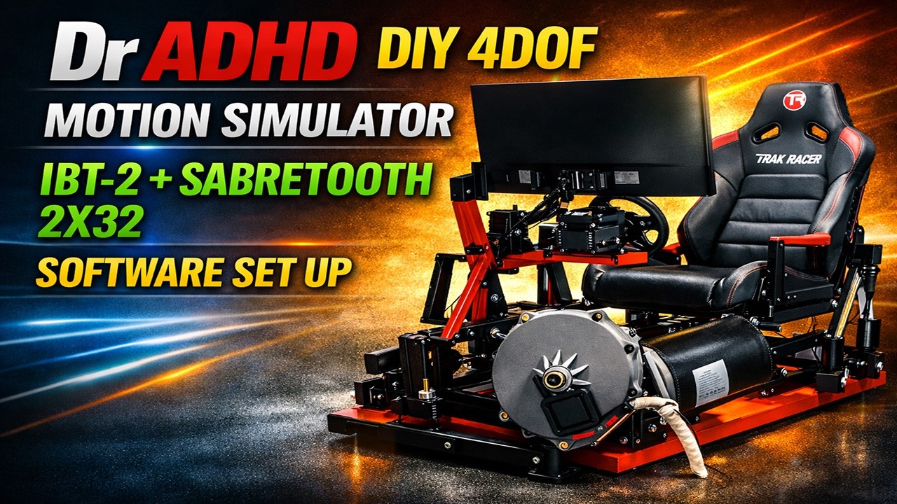 Motion Simulator Using IBT-2 And Sabretooth 2x32 Controllers Software Setup With Sim Tools Interface