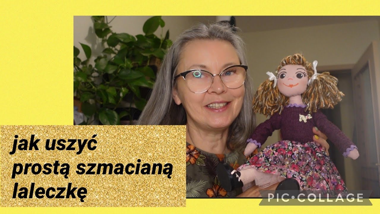 jak uszyć szmacianą lalkę, tutorial