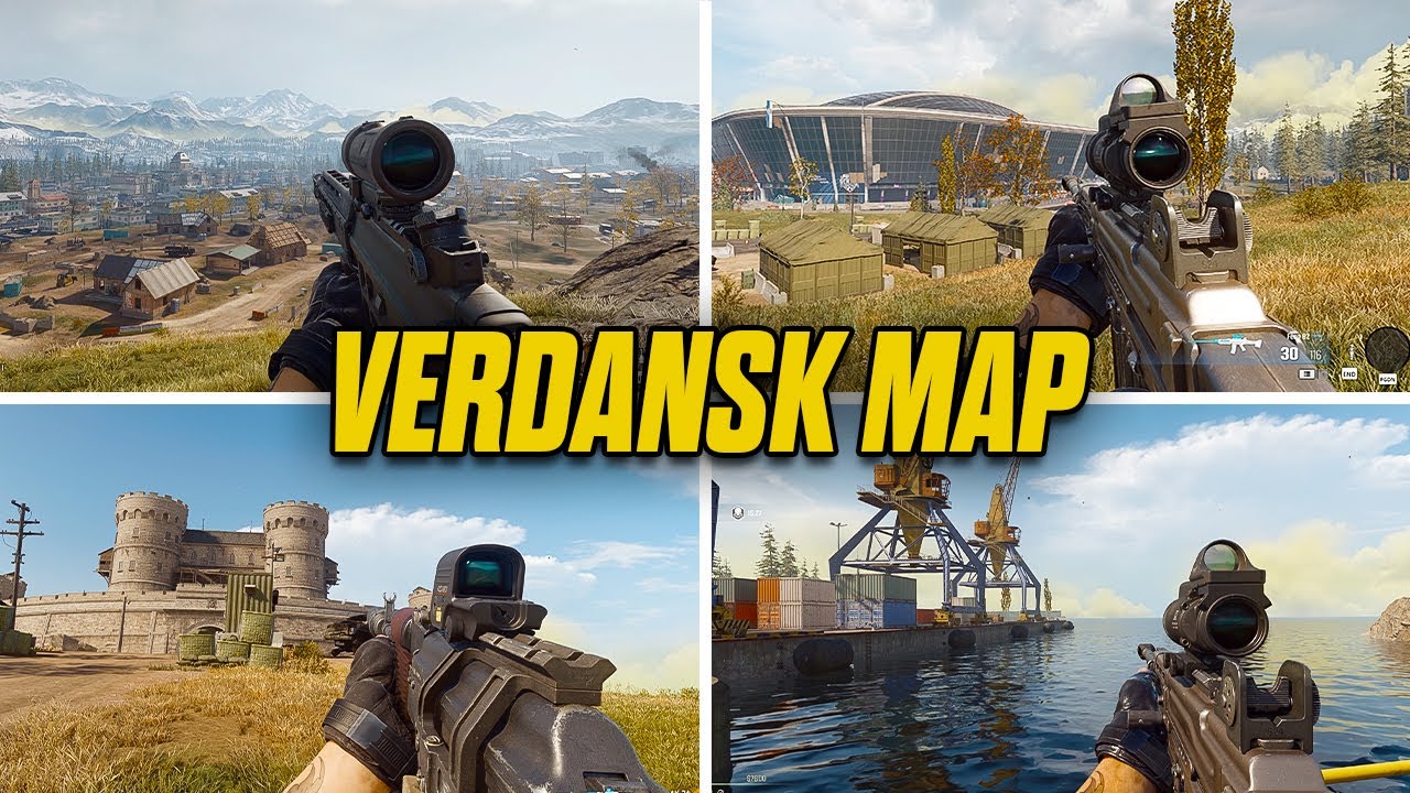 Call of Duty Warzone: Verdansk Map Showcase in Max Graphics (4K)