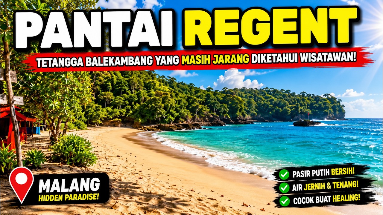 PANTAI REGENT MALANG - SUASANA PANTAI TETANGGA BALEKAMBANG