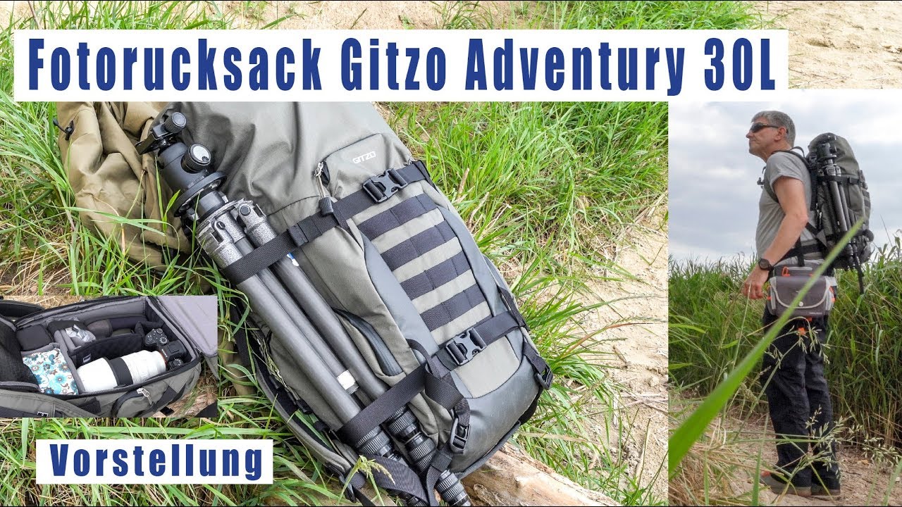 Outdoor Fotorucksack Gitzo Adventury 30L Vorstellung deutsch • Rucksack Fotoausrüstung