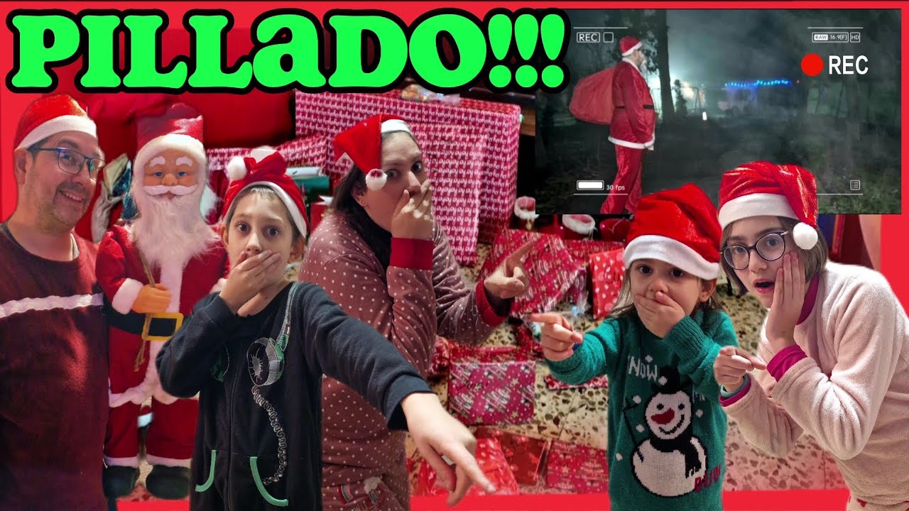 PILLAMOS A PAPÁ NOEL CON CÁMARA OCULTA ¡¡GRABADO!!_NALUCHI VLOG