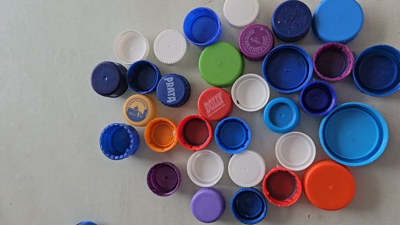 ANTES DE JOGAR FORA REUTILIZE Tampinhas de Garrafas Pet ❤️ Artesanato da Reciclagem 