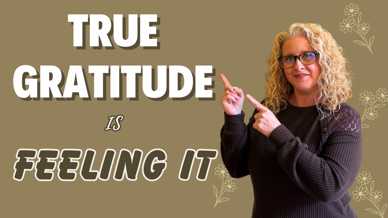 True Gratitude is Feeling It
