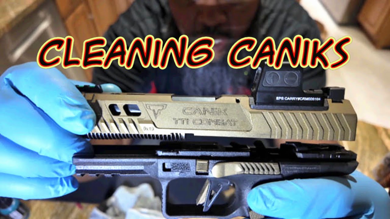 How to Clean The Canik TTI Combat and Canik Mete MC9 Cleaning Canik Pistols - OTG