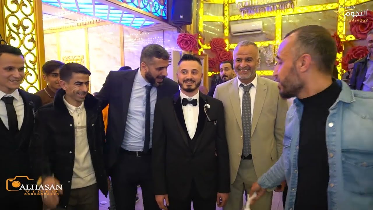 حفل زفاف العريس محمد العسلي والد العريس فؤاد العسلي الجزء الرابع الفنان رامي الفيصل