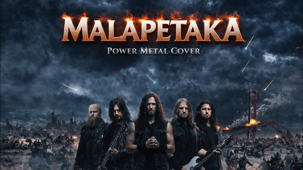 MALAPETAKA - DARK SYMPHONY METAL #coverlagumetal #powermetal #ghoticmetal 