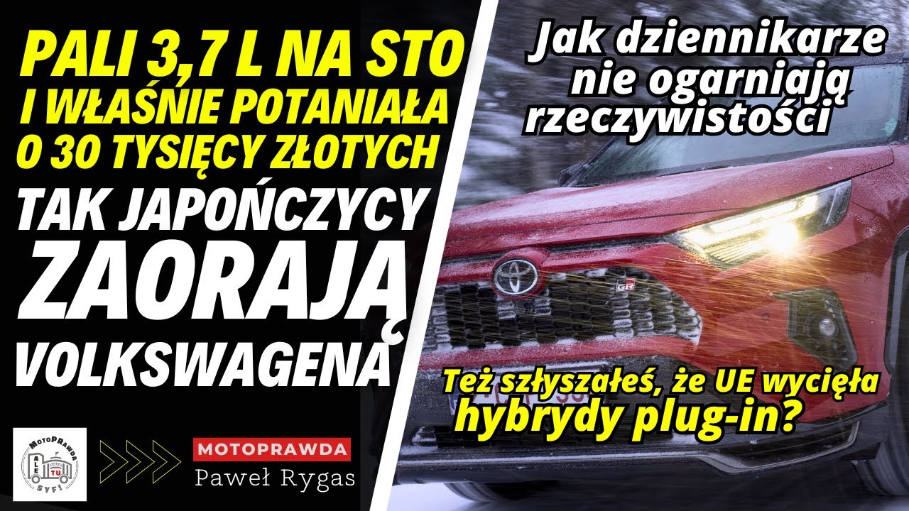 Tak Japończycy zaorają Volkswagena w UE. Pali 3,1 l/100 i potaniała o 30 tys. zł