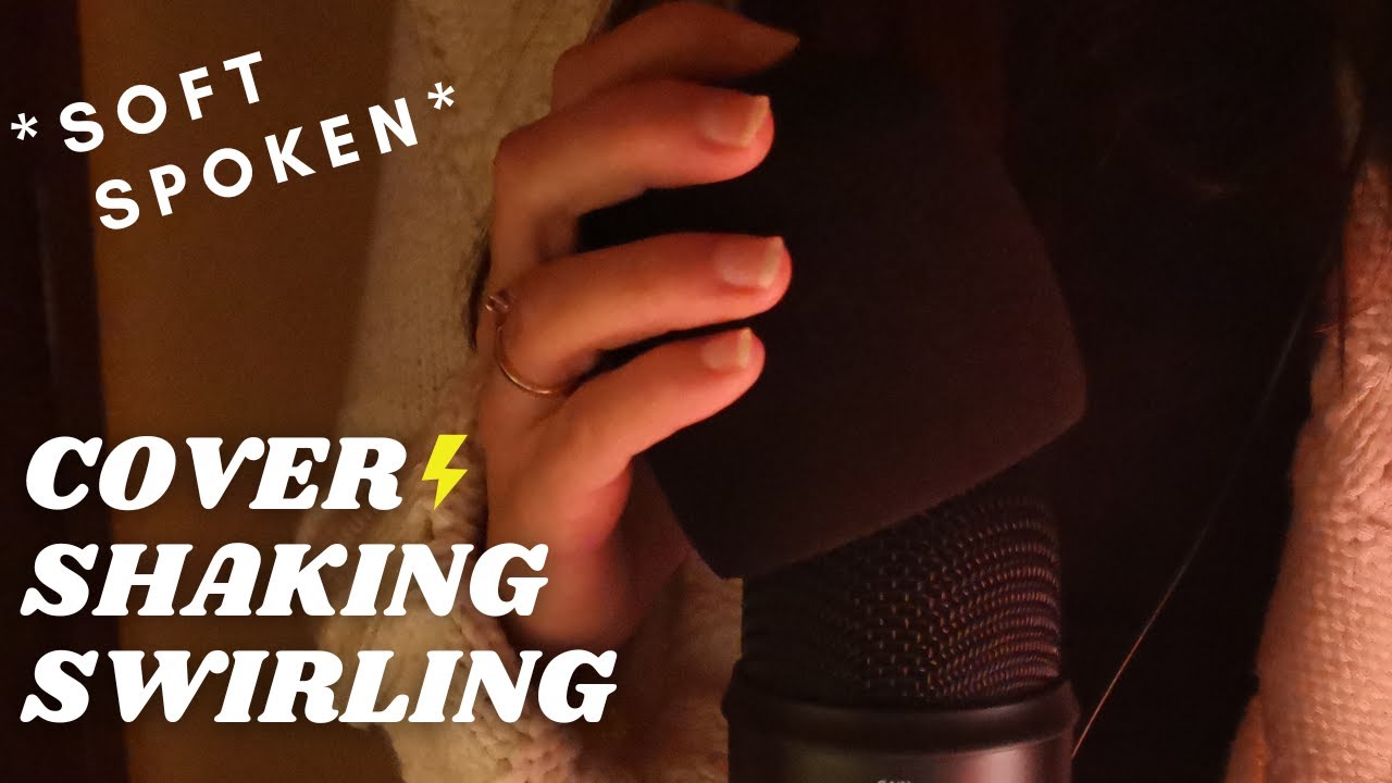 ASMR - FAST and AGGRESSIVE MIC COVER PUMPING, SWIRLING, Rubbing with ITA/ENG Soft Spoken 😍