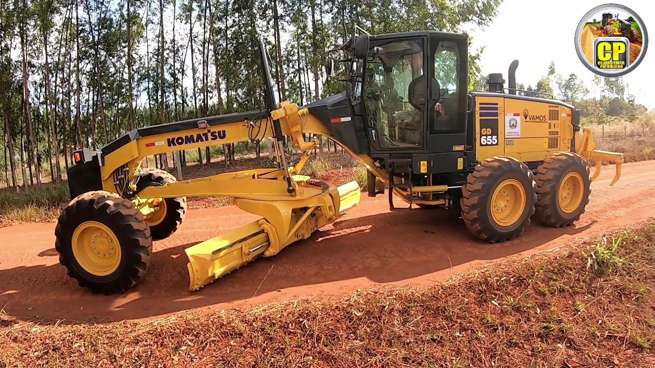 Nova GD655-5 Komat'su/Motoniveladora/Patrol/Patrola/Road Grader/Motor Grader.