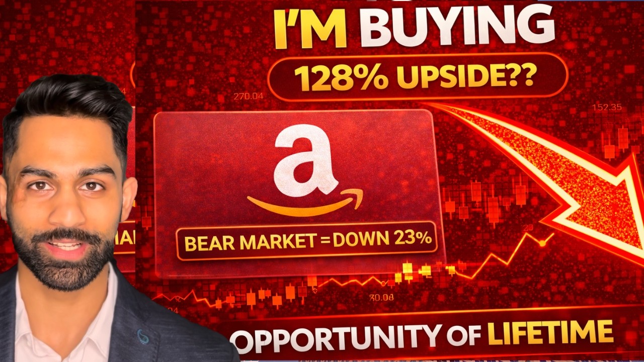 🚨 FIRST TIME in 20 YEARS!! MY NEW Buy Target on AMZN Stock!! AMAZON Stock DOWN 23%!! FULL AMZN STOCK