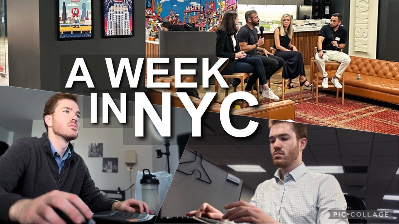 Week in my life in NYC investment banking | VC networking, GMAT studying, and 5-star meals