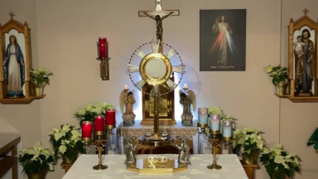 LIVE Eucharistic Adoration - Sisters of Divine Mercy