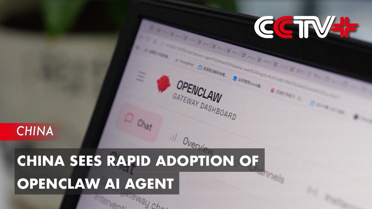 В Китае наблюдается быстрое внедрение ИИ-агента OpenClaw.