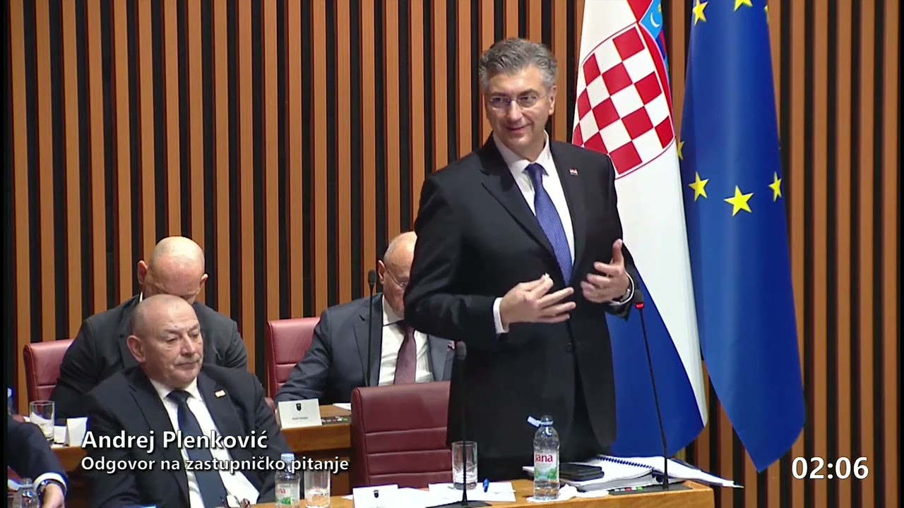 Aktualac (2). Odgovor premijera Andreja Plenkovića zastupnici Benčić | 15.01.2026.