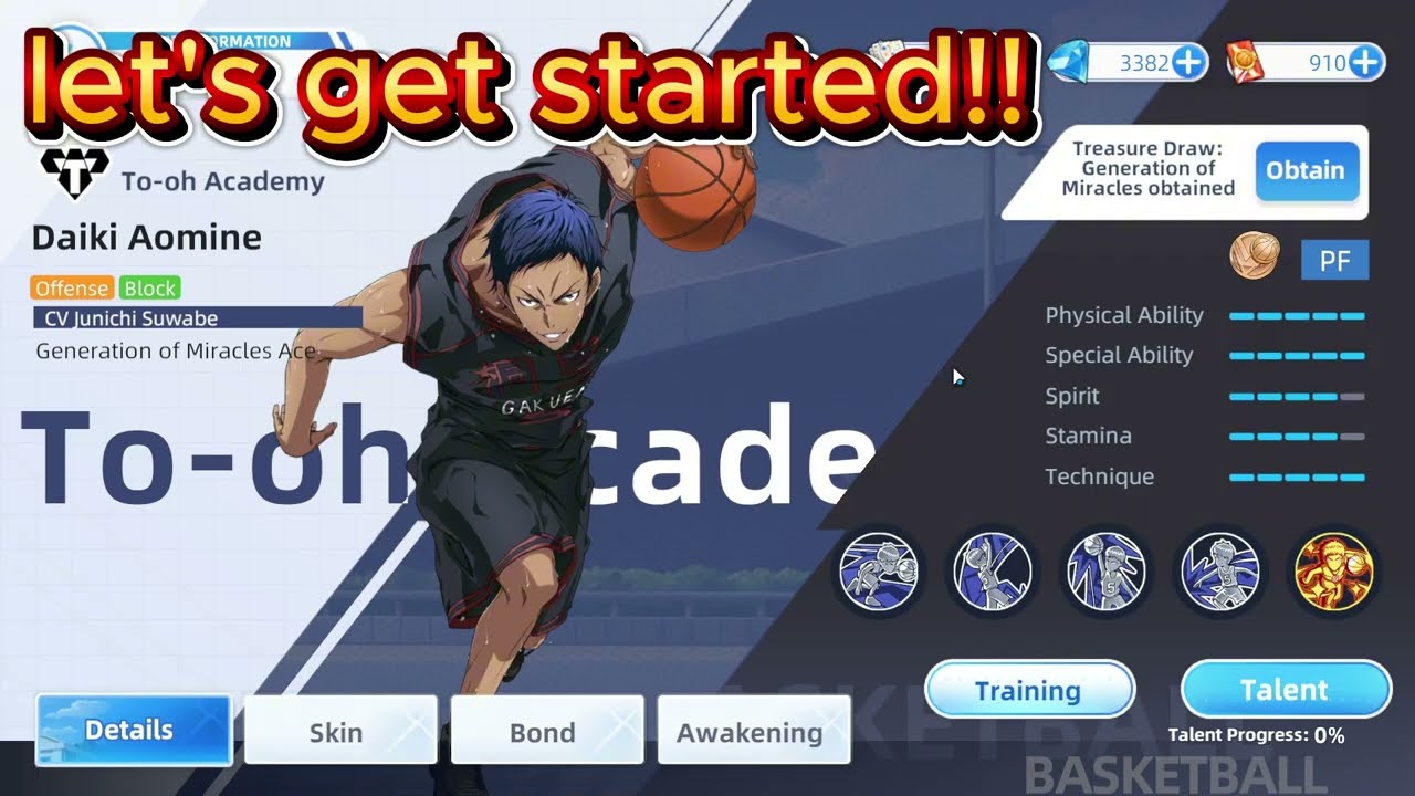 Kuroko's Basketball Street Rivals | Aomine Skill Upgrade & Abilities Guide