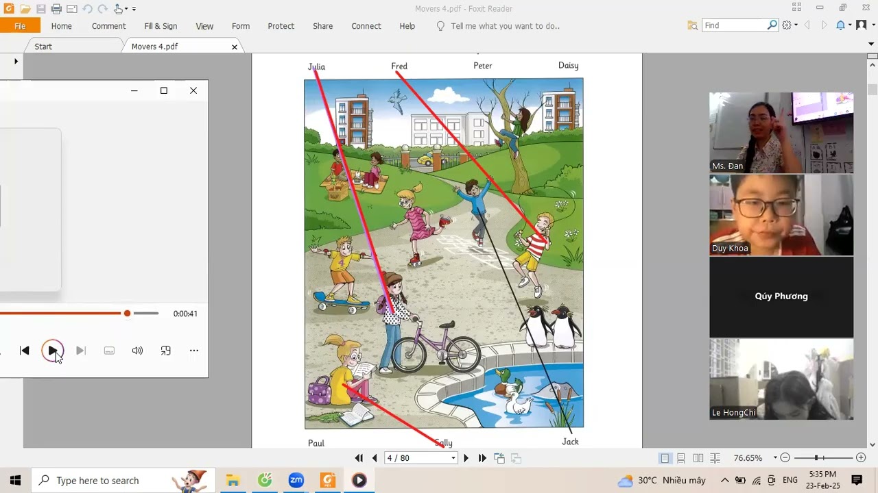 Movers 4 Test 1 Listening Reading P1 5