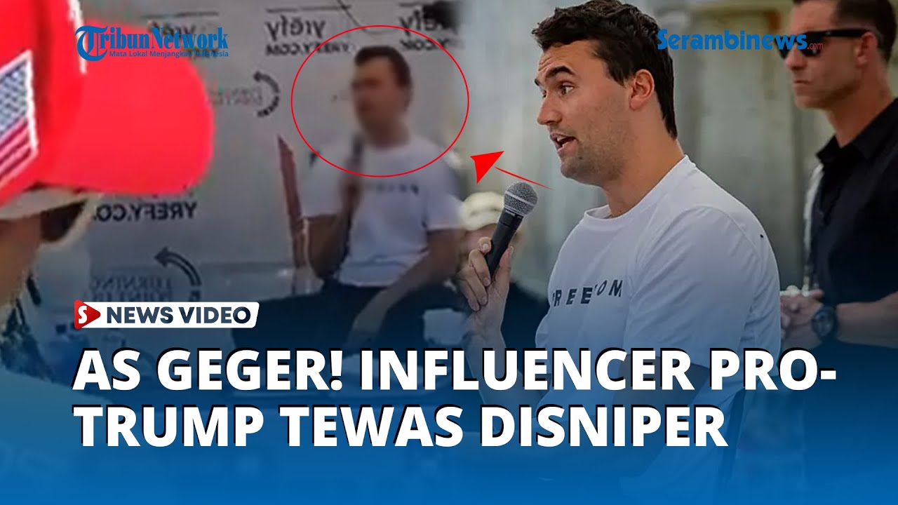 Detik-detik Sebelum Charlie Kirk 'Influencer Pro Trump' Tewas Di-Sniper Hingga Penonton Panik