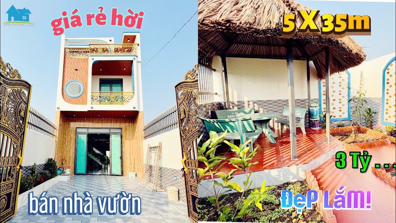 🛑Live! Bán nhà cuối Hóc Môn giá rẻ sân vườn 5x35m / mặt tiền đường 10 thông #bds