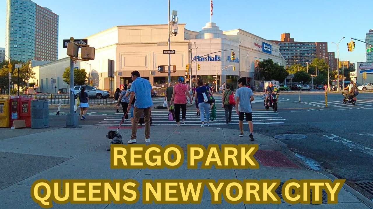 Life in Rego Park, Queens. Summer 2024 New York City Wallking Tour 4K