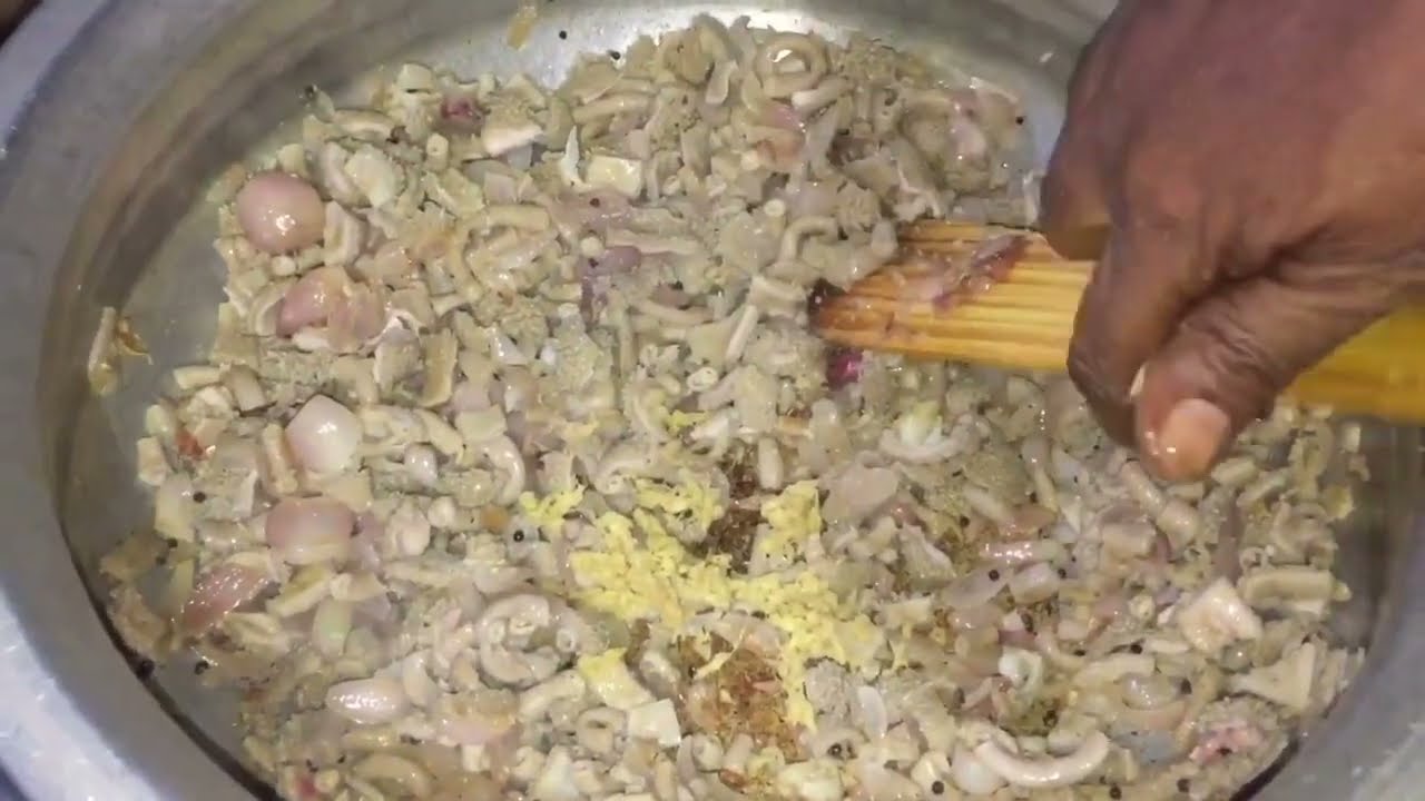 நாகர்கோவில் hotel style ஆட்டு குடல் வறுவல் / Boti Fry Recipe in Tamil  / Goat Boti Fry
