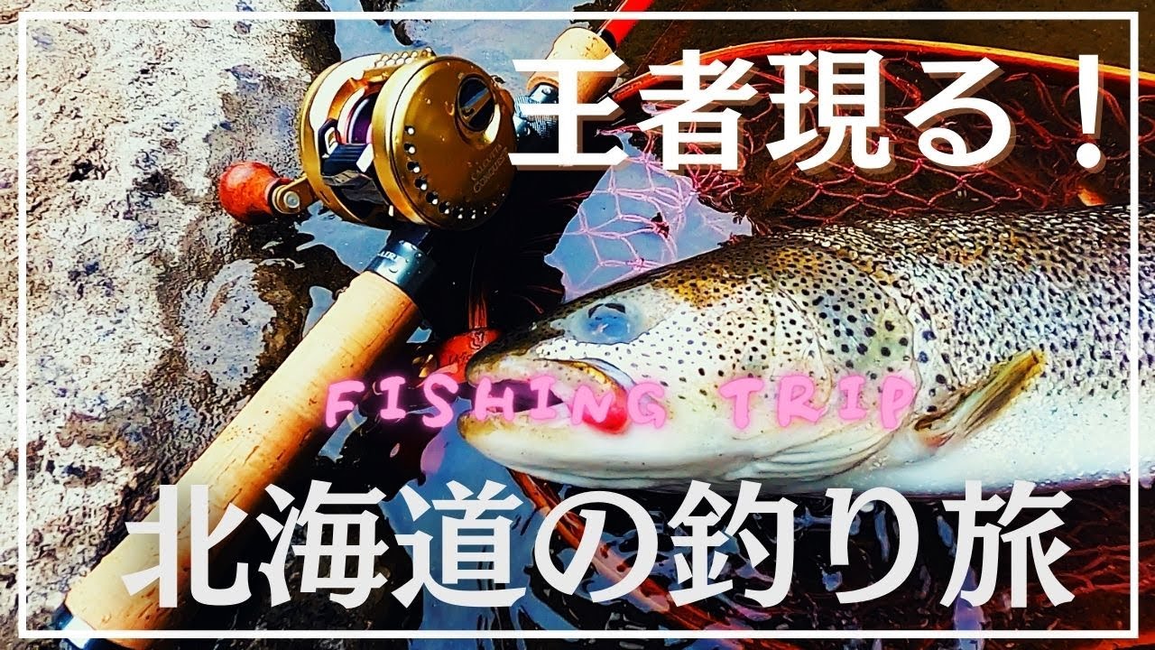 【釣り旅】衝撃！スプーンを丸飲みする怪物巨大魚がいた！絶景渓流でまさかの幻の魚？。渚滑川の釣り旅