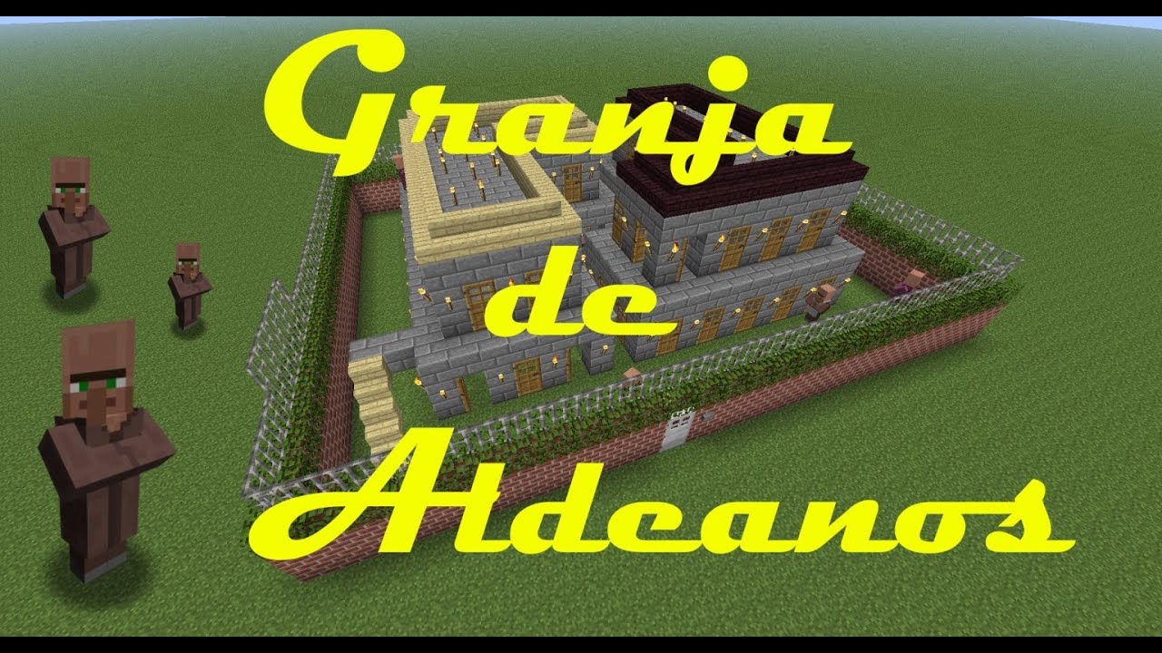 Minecraft - Guía para construir una Granja de Aldeanos optimizada - (La Estrella de la Muerte)