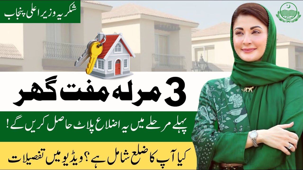 FREE 3 MARLA PLOT! Pehlay Konsay Shehr Walon Ko Milay Ga? | Maryam Nawaz Scheme 2025