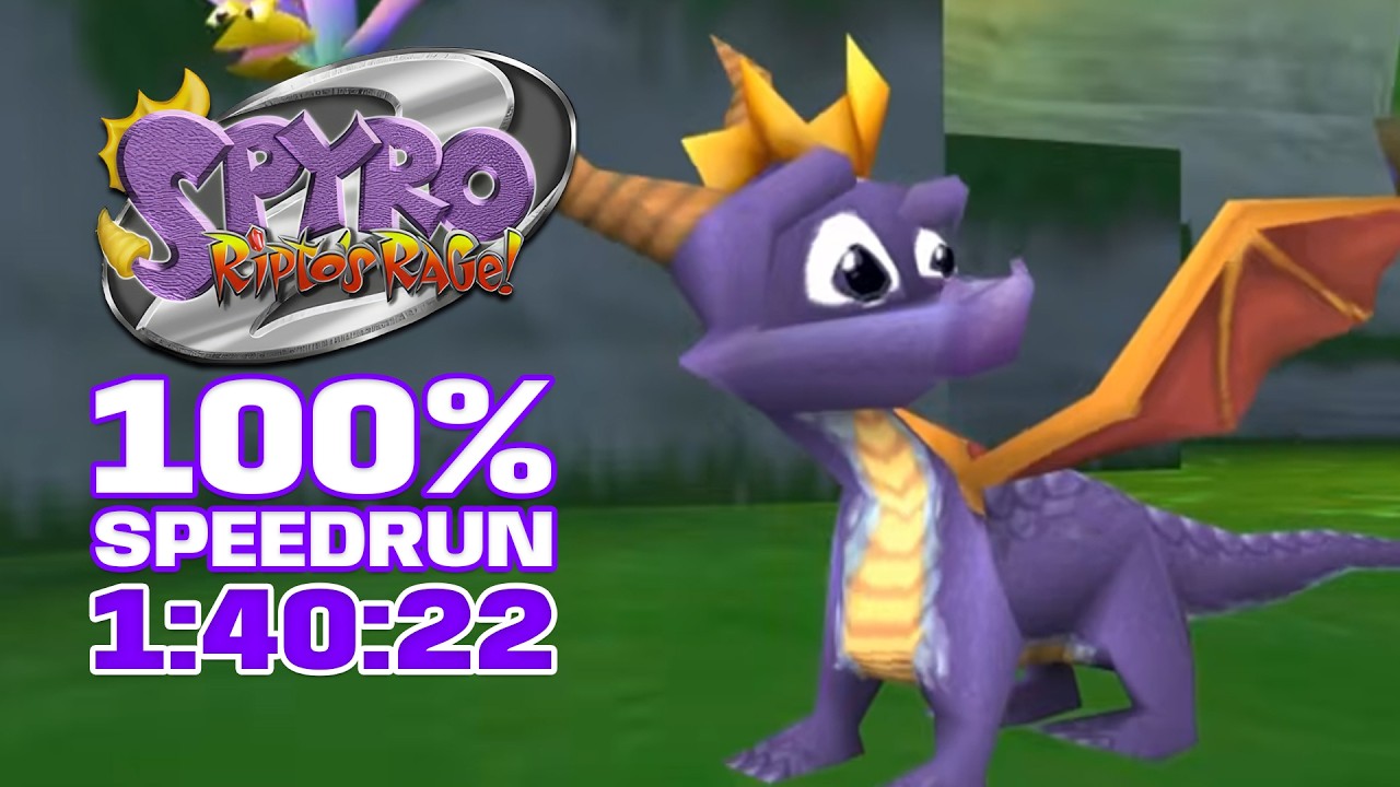 Spyro 2: Ripto's Rage! (PS1) - Прохождение на 100% - 1:40:22