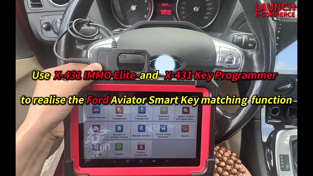Launch X431 IMMO PRO and X431 Key Programmer Program Ford Aviator Smart key
