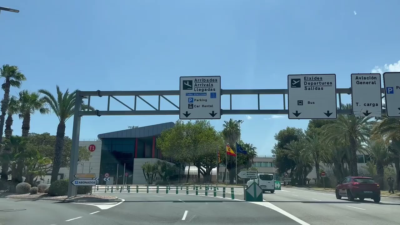 Record go Alicante Airport Car Return Route- Last 2 km