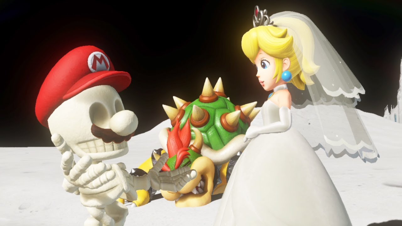 Super Mario Odyssey - Final Boss with Skeleton Mario