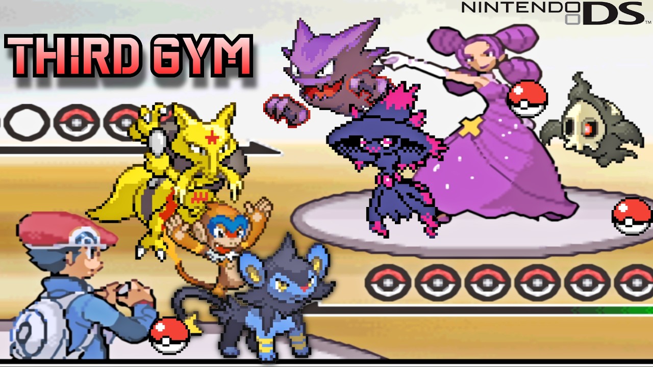 Pokemon: Platinum (Nintendo DS) - 3rd Gym Leader of Hearthome City