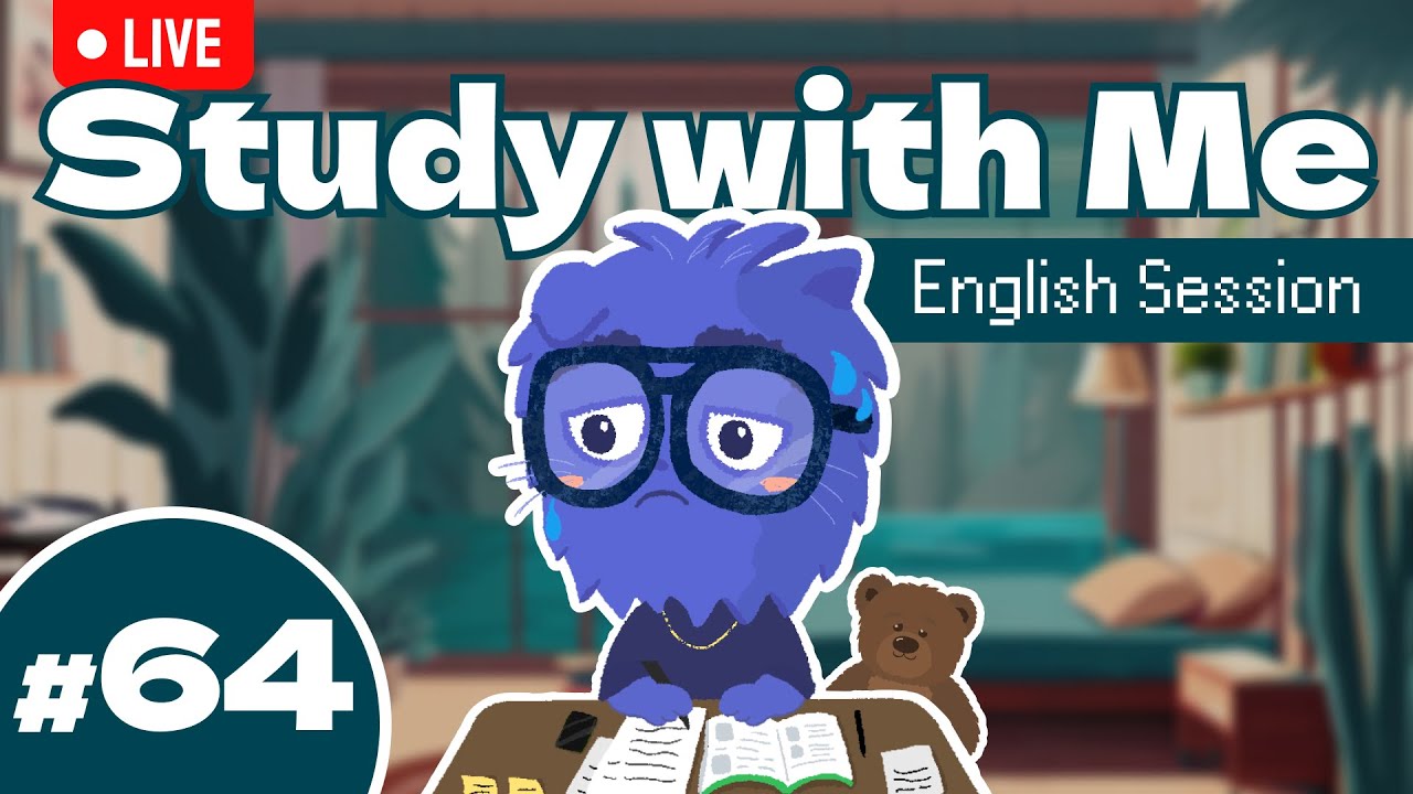 【Study with me】 English session #64 | 英語の勉強