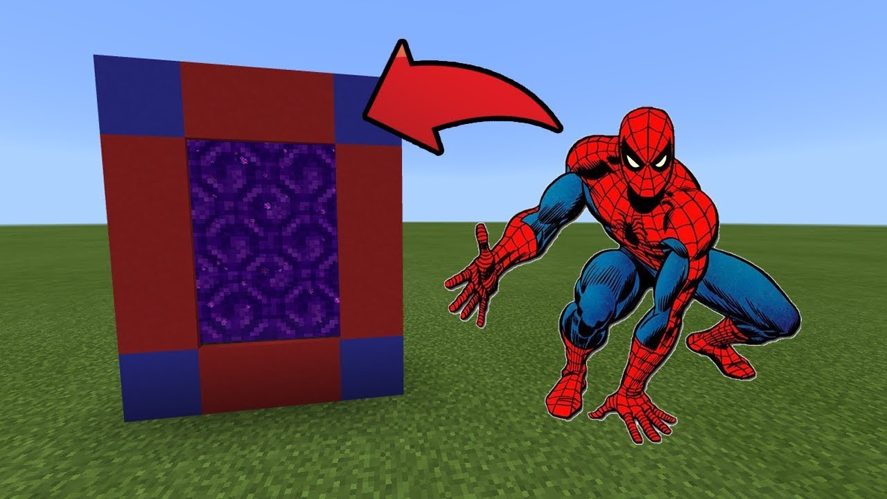 Minecraft : How To Make a Portal to the Spiderman Dimension