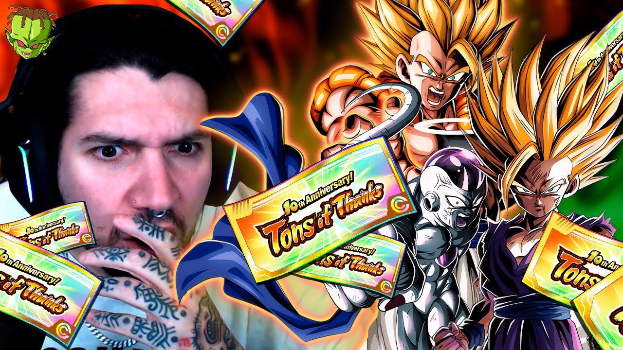 TICKETS RAINBOW MAS ROTOS QUE NUNCA! ULTIMAS SUMMONS a GOGETA GOHAN y FRIEZA del 10 ANIVERSARIO