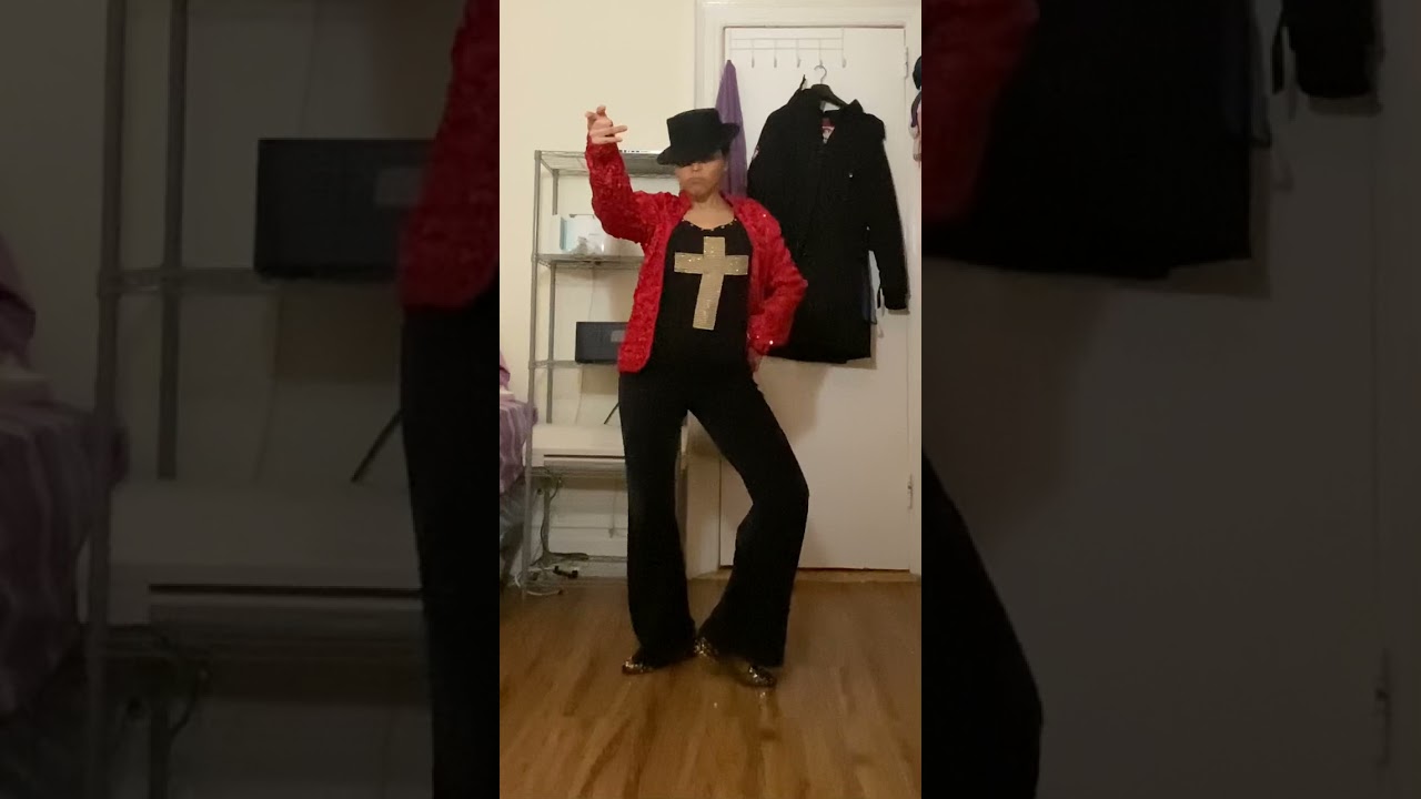 Nadia Torres dancing to the song Dirty Diana sung by Michael Jackson