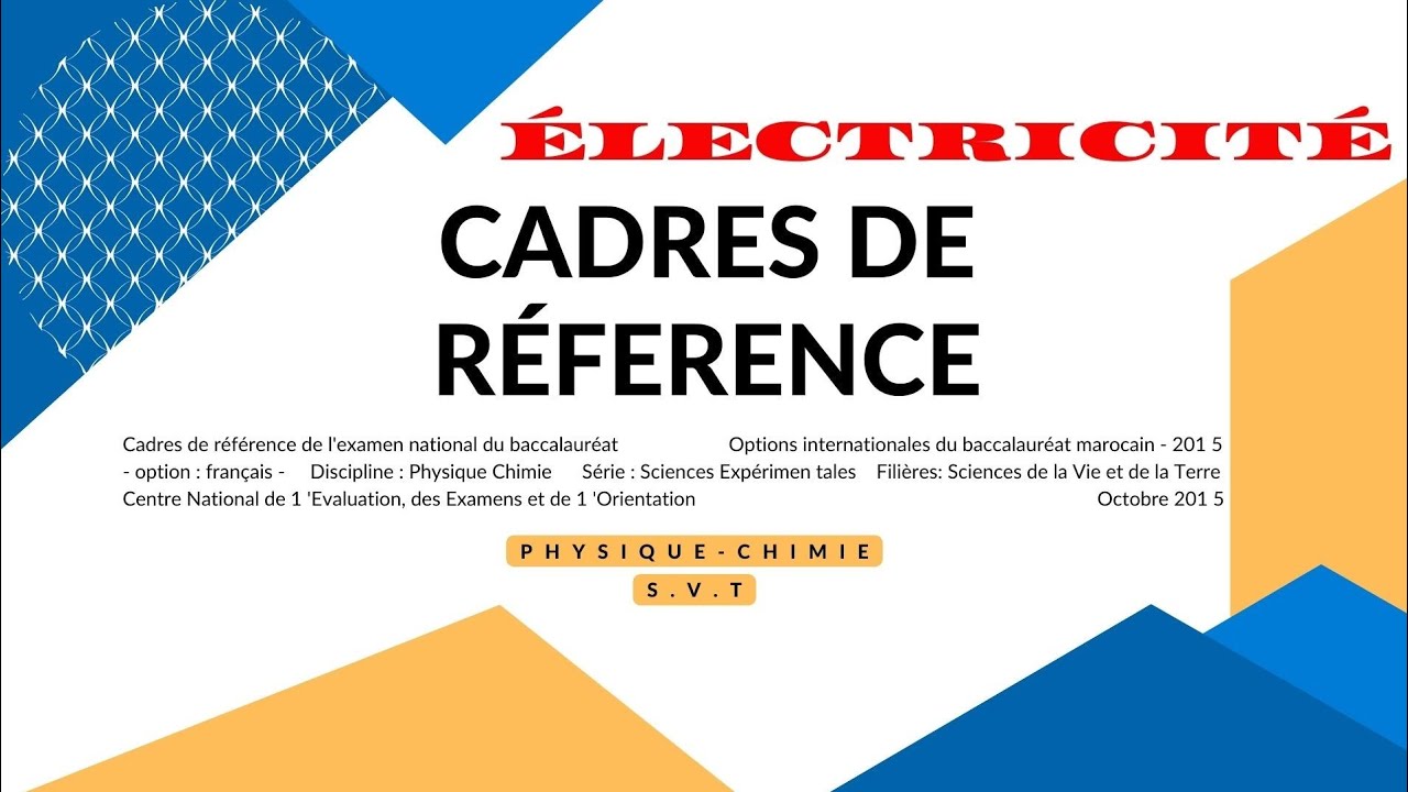 Cadres de référence Pc Électricité SVT fr-darj