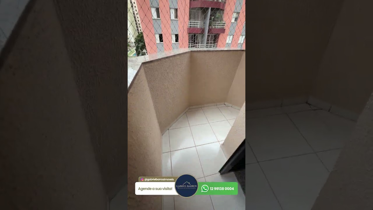 Apartamento com 99m², 3 quartos, 1 suíte, 2 banheiros e 2 vagas. No Jd Aquarius em S. J. Campos.