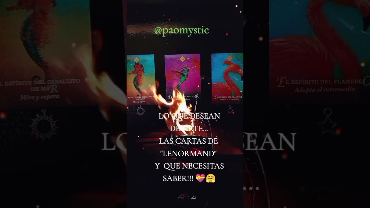 #tarotpredictivo Lo que las cartas de LENORMAND desean que sepas 🤗 (v&iacute;deo completo en mi perfil)🙏🧚💕